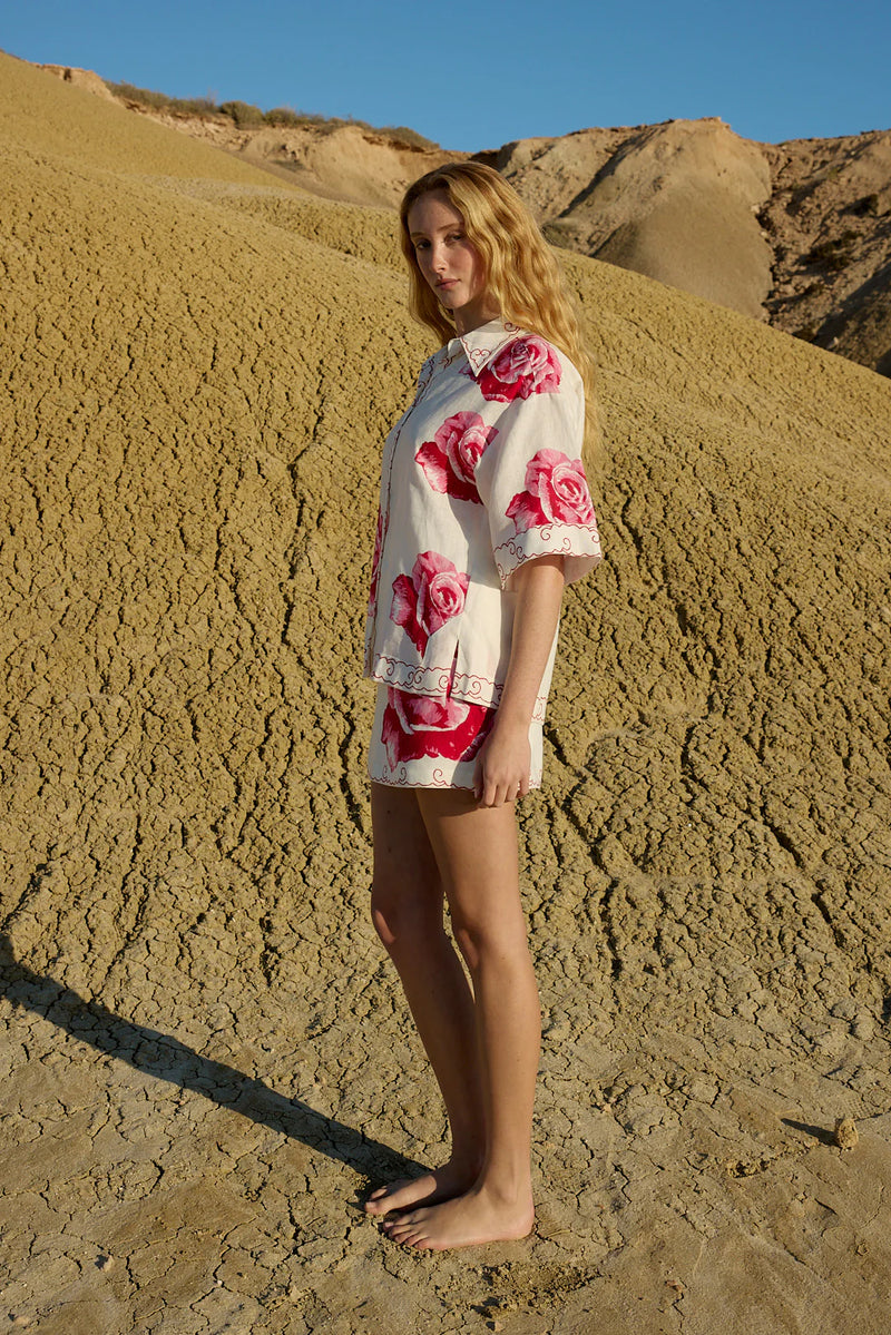 ULA MINI SKIRT | Antique Rose