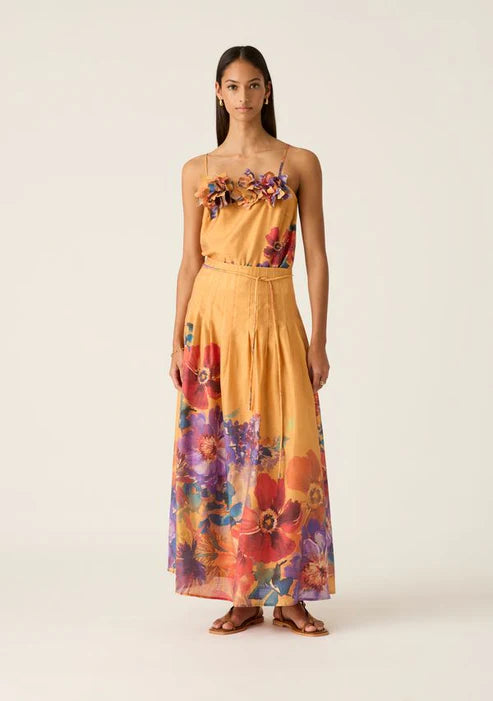 GRACE MAXI SKIRT in Grace Print from MOS The Label