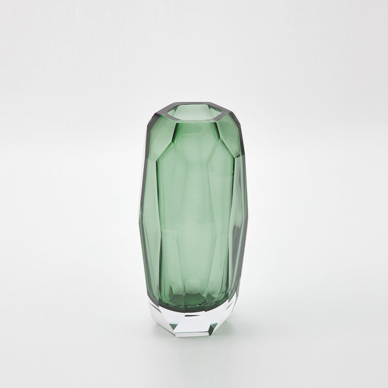 RADIANT VASE in Emerald by The Foundry