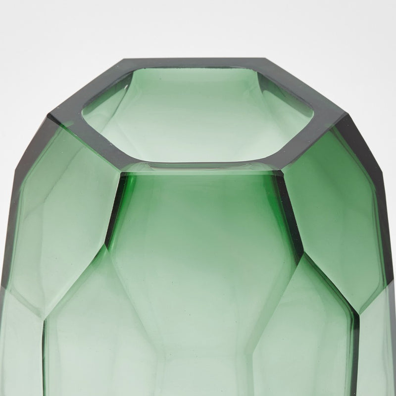 RADIANT VASE in Emerald by The Foundry