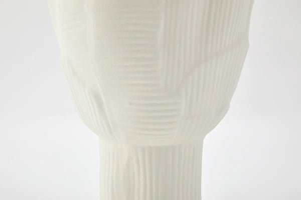 The Foundry ceramic Umi Vase in ivory