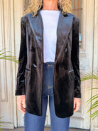VELVET BLAZER in Black by Sophie Moran