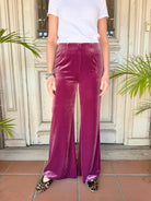 VELVET PANTS in Dusky Pink by Sophie Moran