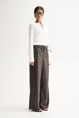 Victoria Knit Cardigan in White by Elka Collective