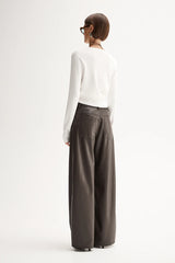 Victoria Knit Cardigan in White by Elka Collective