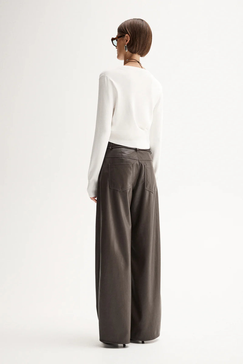 Victoria Knit Cardigan in White by Elka Collective