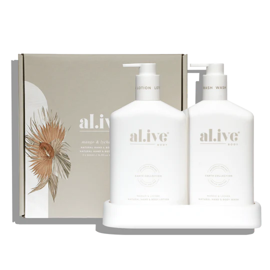 WASH & LOTION DUO in Mango + Lychee by al.ive
