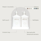 WASH & LOTION DUO in Mango + Lychee by al.ive