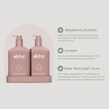 WASH & LOTION DUO in Raspberry Blossom + Juniper by al.ive