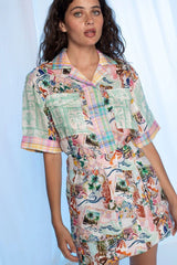 ANNETTE MINI SKIRT in Polaroids by Kachel