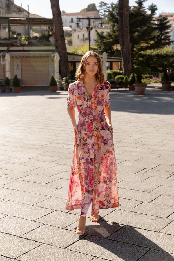 CECLIA MAXI DRESS in Cedar Mirage by Kachel