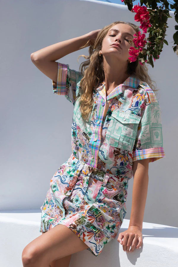 EVELYN SHIRT in Multi by Kachel