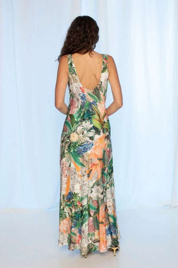 GWENDOLYN MAXI DRESS in Tropicna by Kachel