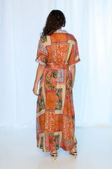JACQUELINE MAXI DRESS in Multi Colour by Kachel,