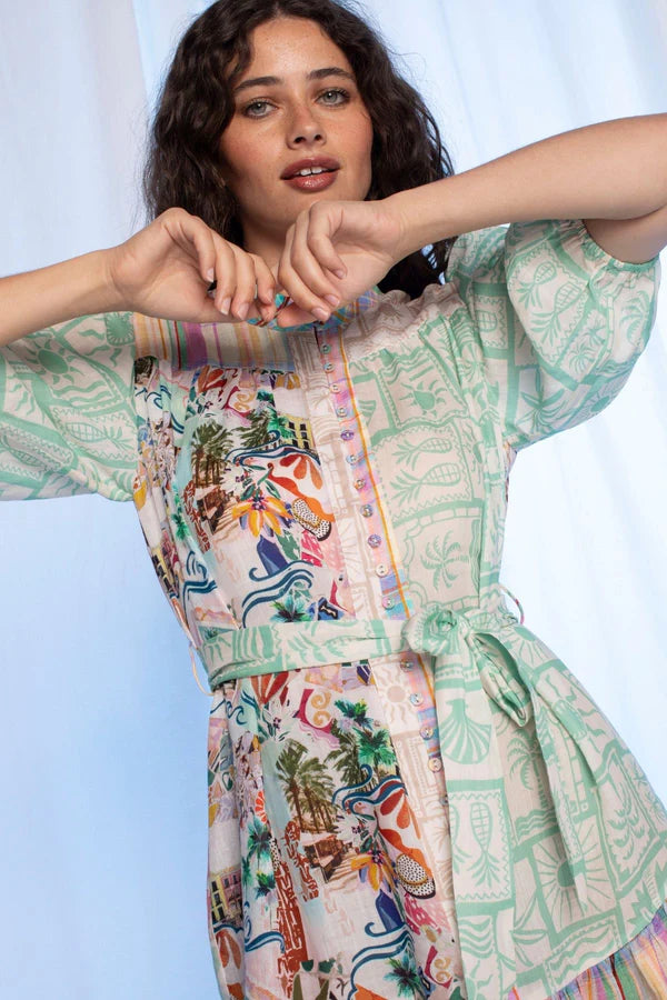 JILL MINI DRESS in Multi by Kachel