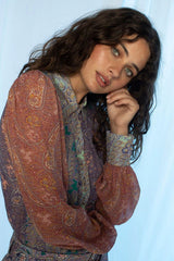 LILLIAN BLOUSE in Multi Colour by Kachel