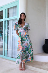 LORETTA DRESS in Tropicanai by Kachel