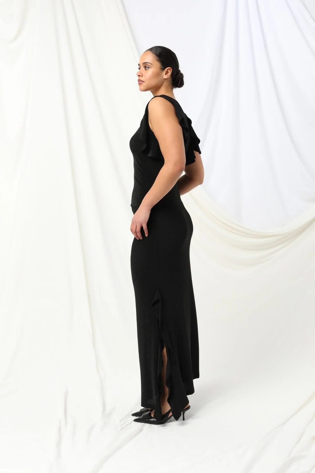 LYDIA DRESS in Black by Kachel