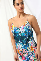 MELODY SLIP MAXI DRESS in Midnight Petal by Kachel