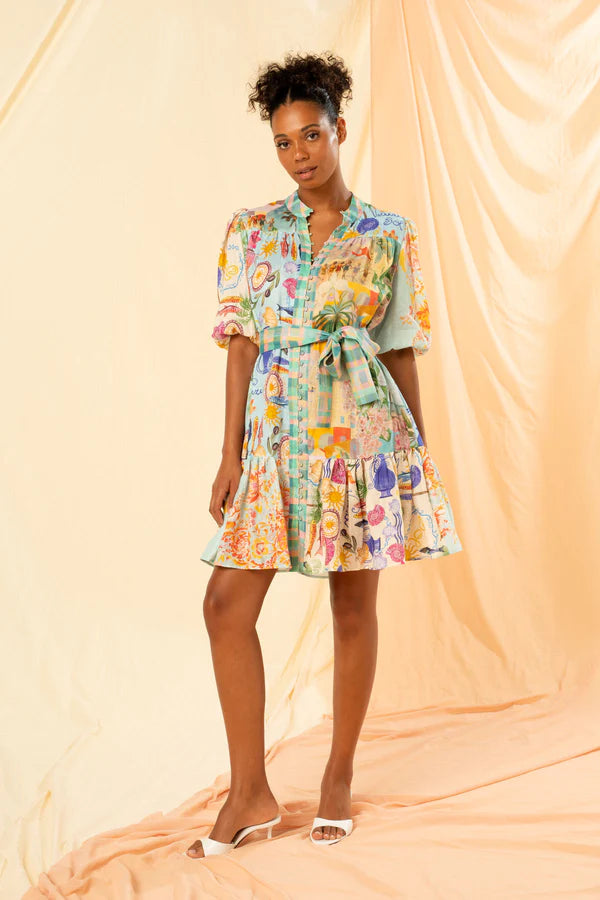 NELLA MINI SHIRT DRESS by Kachel