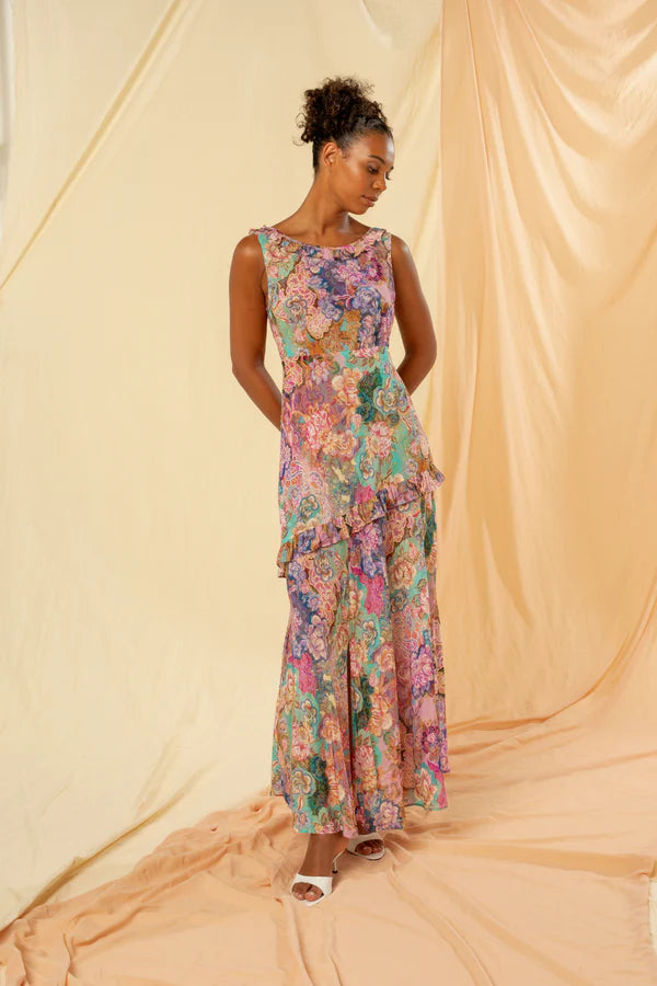 MIRIAM SLEEVELESS MAXI DRESS in Bellissima by Kachel