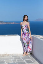 SANDRA SLIP MAXI DRESS by Kachel