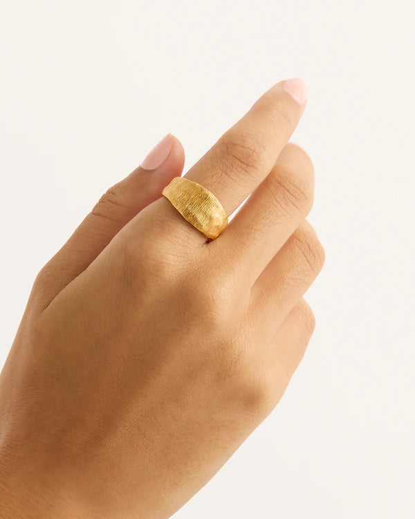 WOVEN LIGHT RING |18K Gold Vermeil