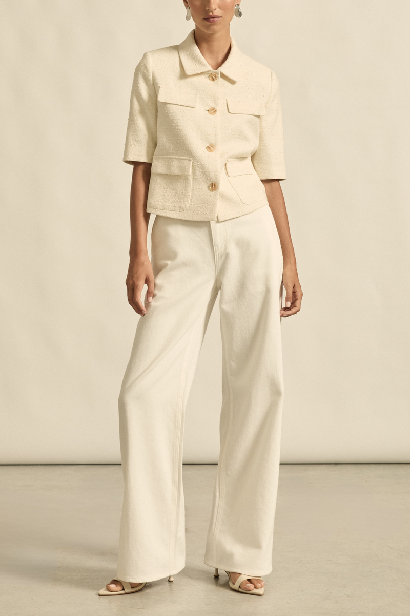 JUNCTURE JACKET in Alabaster from Zoe Kratzmann