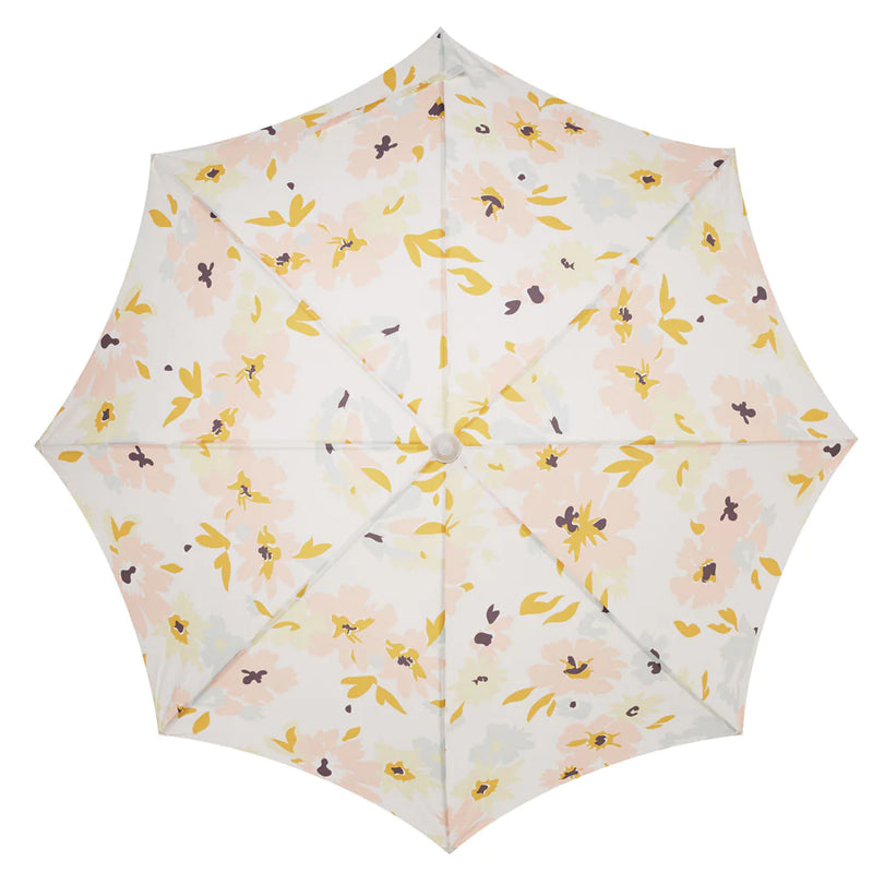 Business and Pleasure Holiday Beach Umbrella in Abstract Floral