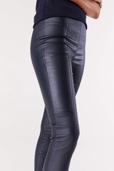 Cable Melbourne Waxed Legging in Ink Blue