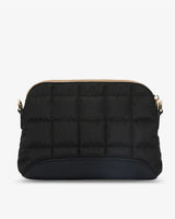 SOHO CROSSBODY BAG in Black + Oyster by Elms and King