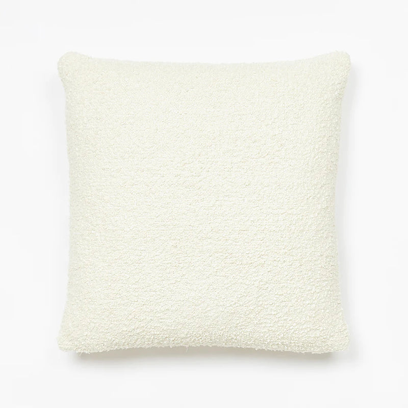 BOUCLE CUSHION 60cm in White from Bonnie and Neil