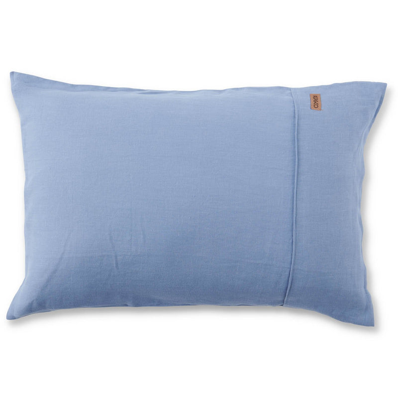 LINEN PILLOWCASE SET in Washed Denim from the amazing range of Kip & Co