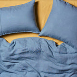 LINEN PILLOWCASE SET in Washed Denim from the amazing range of Kip & Co
