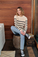BELL PULLOVER KNIT in Bretton Stripe from Maxted