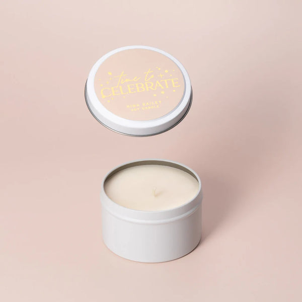 Celebrate Candle from the amazing NINA BAILEY, Western Australia's premier designed of gift goods including soy candles. bath soaks, diffusers, body lotions, perfume oils, room sprays, hand lotions, hand wash and body polish. Great gifts in Mosman Park