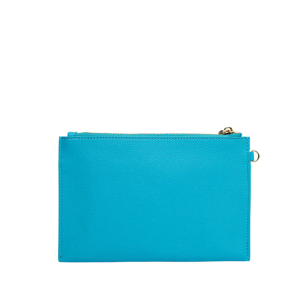 Elms and King New York Coin Purse in Aqua