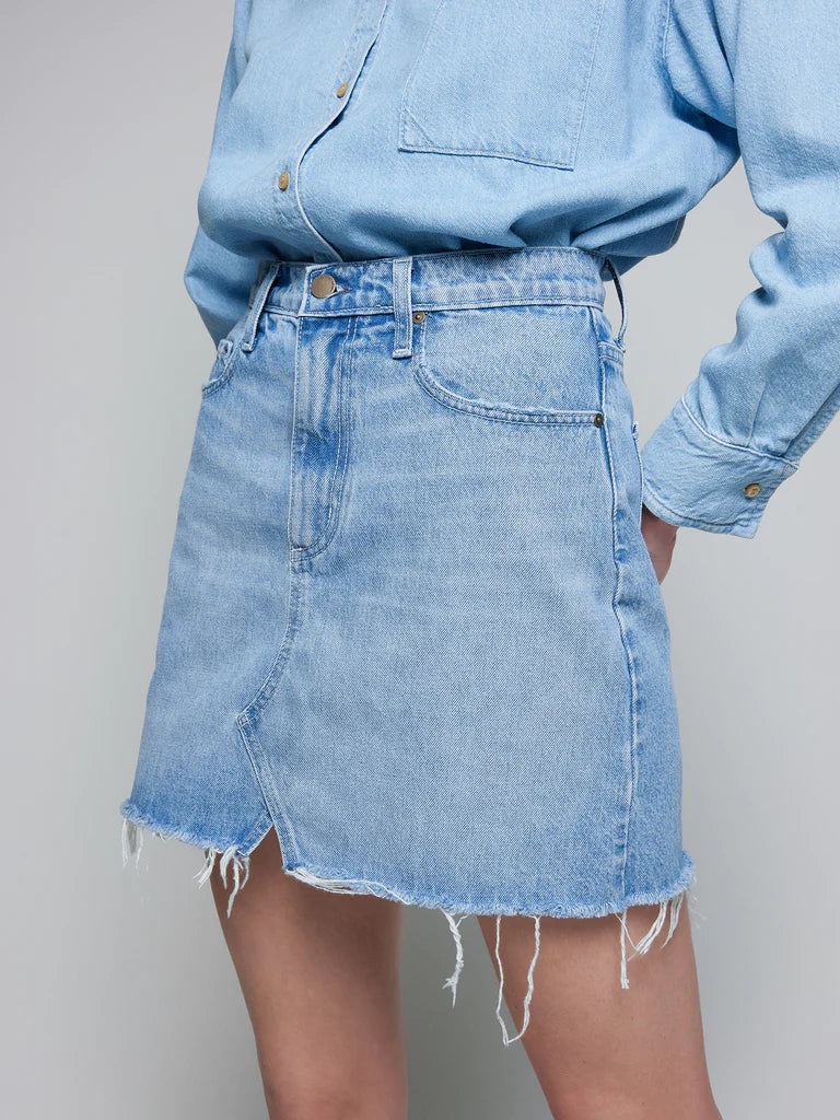 PIPER SKIRT in Captivated by Nobody Denim