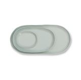 CLOUD OVAL PLATE MEDIUM | Light Blue