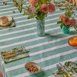 TABLECLOTH in Florence Stripe Green from Bonnie and Neil