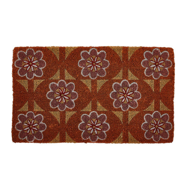DOOR MAT in Bloom Terracotta from Bonnie and Neil