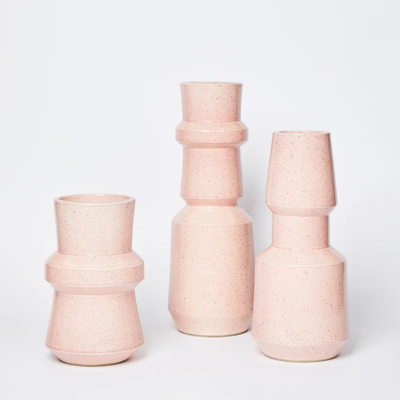 VASE MEDIUM 35cm in Earth Soft Pink from Bonnie and Neil