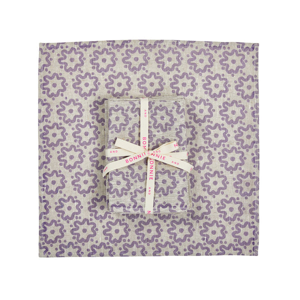 NAPKIN SET in Dandelion Lilac from Bonnie and Neil