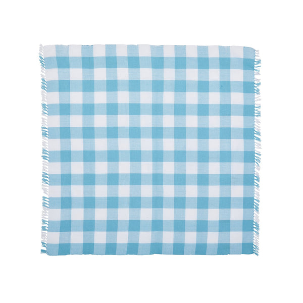 NAPKIN SET in Gingham Blue from Bonnie and Neil