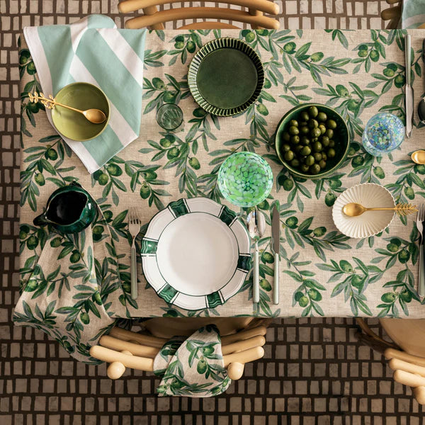 TABLECLOTH in Olive Green from Bonnie and Neil