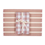 PLACEMAT SET in Stripe Pink from Bonnie and Neil