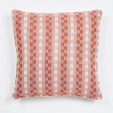 WOVEN CHECK CUSHION 60cm in Rust from Bonnie and Neil