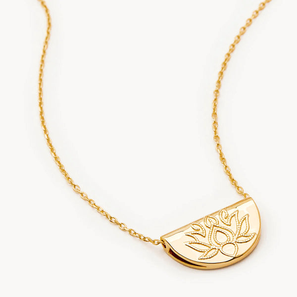 LOTUS NECKLACE in Gold from By Charlotte