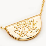 LOTUS NECKLACE in Gold from By Charlotte