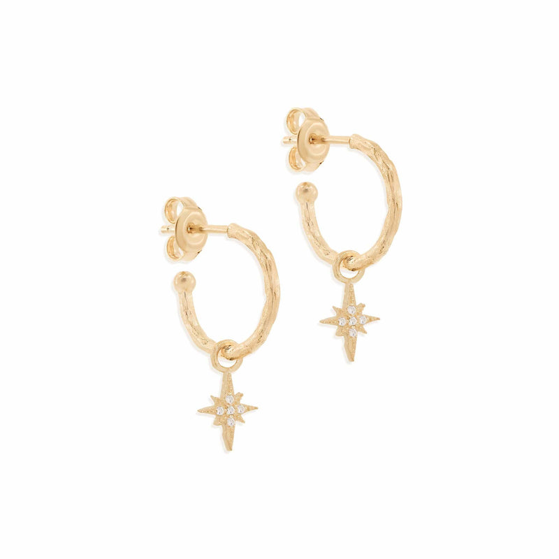 STARLIGHT HOOPS | 18k Gold Vermeil